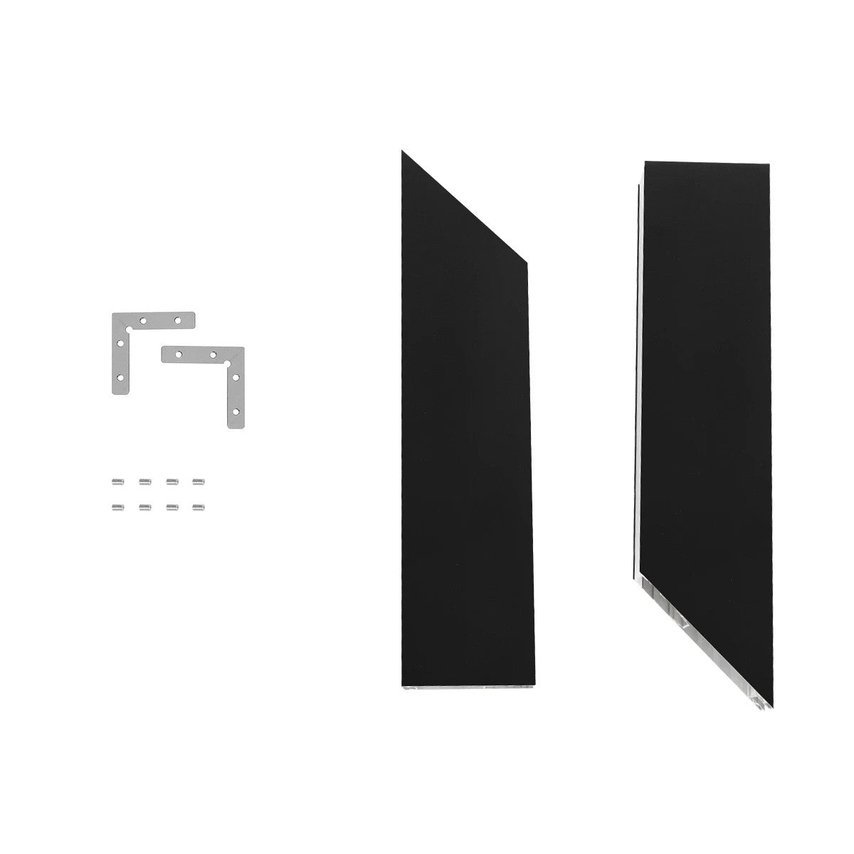 ALP-CORNER-IN90 LUMILINE 61770 Επιφανειακό / Κρεμαστό Προφίλ Αλουμινίου Γωνία με Λευκό Γαλακτερό Πατητό Κάλυμμα για Ταινίες LED IP20 - Μαύρο Ματ - Μ30 x Π3.5 x Υ7cm