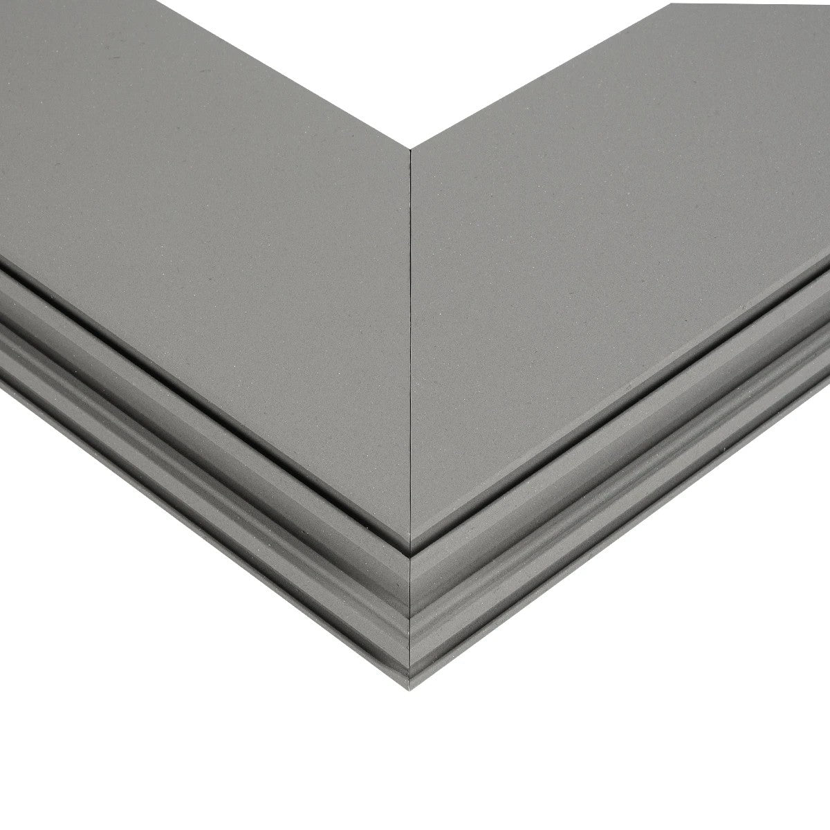 ALP-CORNER-IN90 LUMILINE 61771 Επιφανειακό / Κρεμαστό Προφίλ Αλουμινίου Γωνία με Λευκό Γαλακτερό Πατητό Κάλυμμα για Ταινίες LED IP20 - Γκρι Ανθρακί Ματ - Μ30 x Π3.5 x Υ7cm