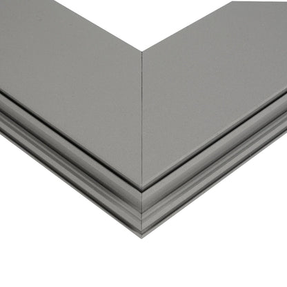 ALP-CORNER-IN90 LUMILINE 61771 Επιφανειακό / Κρεμαστό Προφίλ Αλουμινίου Γωνία με Λευκό Γαλακτερό Πατητό Κάλυμμα για Ταινίες LED IP20 - Γκρι Ανθρακί Ματ - Μ30 x Π3.5 x Υ7cm