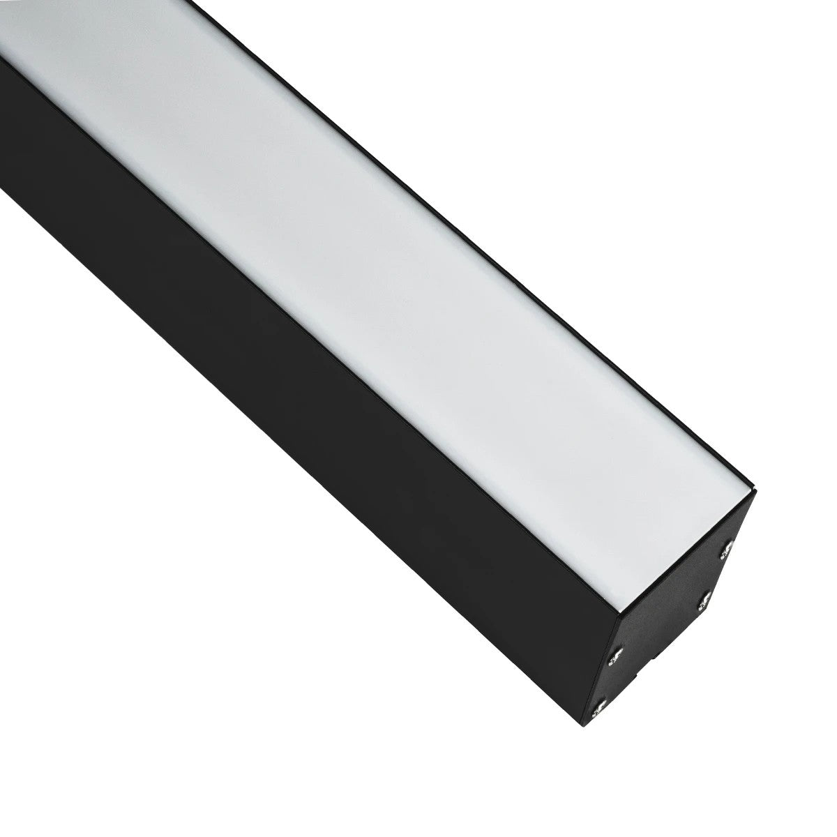 ALP-LINEAR BRIGHTRAIL 61775-3M Επιφανειακό / Κρεμαστό Προφίλ Αλουμινίου με Λευκό Γαλακτερό Πατητό Κάλυμμα για Ταινίες LED IP20 - Μαύρο Ματ - Μ300 x Π5 x Υ7.5cm