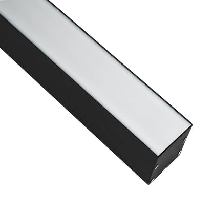 ALP-LINEAR BRIGHTRAIL 61775-3M Επιφανειακό / Κρεμαστό Προφίλ Αλουμινίου με Λευκό Γαλακτερό Πατητό Κάλυμμα για Ταινίες LED IP20 - Μαύρο Ματ - Μ300 x Π5 x Υ7.5cm