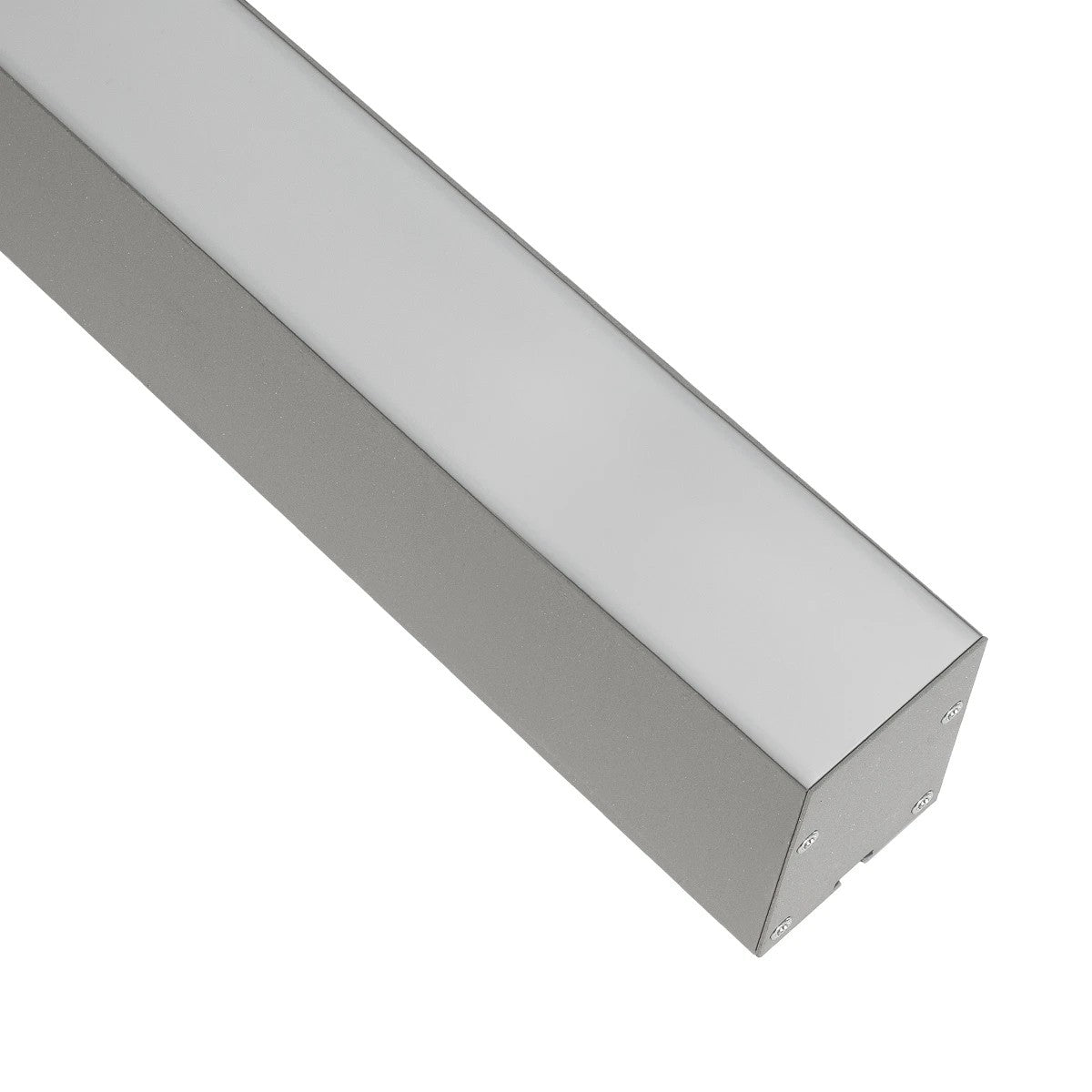 ALP-LINEAR BRIGHTRAIL 61776-3M Επιφανειακό / Κρεμαστό Προφίλ Αλουμινίου με Λευκό Γαλακτερό Πατητό Κάλυμμα για Ταινίες LED IP20 - Γκρι Ανθρακί Ματ - Μ300 x Π5 x Υ7.5cm