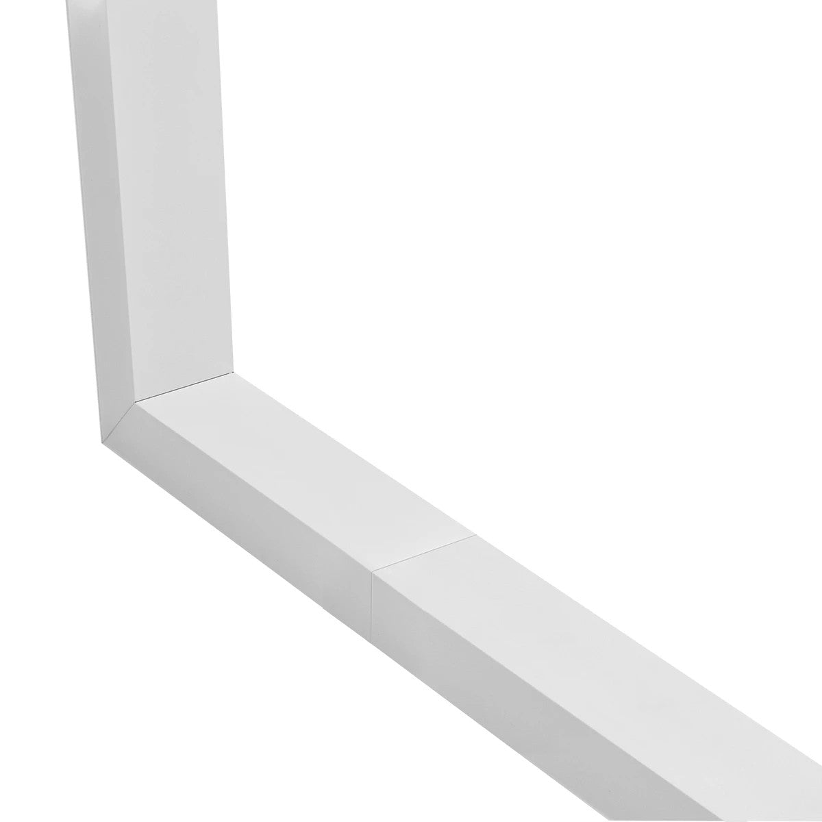 ALP-CORNER-SIDE90 BRIGHTRAIL 61777 Επιφανειακό / Κρεμαστό Προφίλ Αλουμινίου Γωνία με Λευκό Γαλακτερό Πατητό Κάλυμμα για Ταινίες LED IP20 - Λευκό Ματ - Μ30 x Π5 x Υ7.5cm