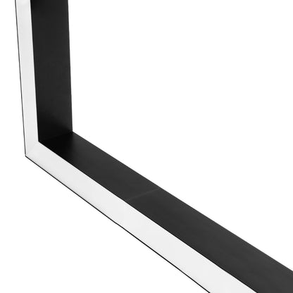 ALP-CORNER-SIDE90 BRIGHTRAIL 61778 Επιφανειακό / Κρεμαστό Προφίλ Αλουμινίου Γωνία με Λευκό Γαλακτερό Πατητό Κάλυμμα για Ταινίες LED IP20 - Μαύρο Ματ - Μ30 x Π5 x Υ7.5cm