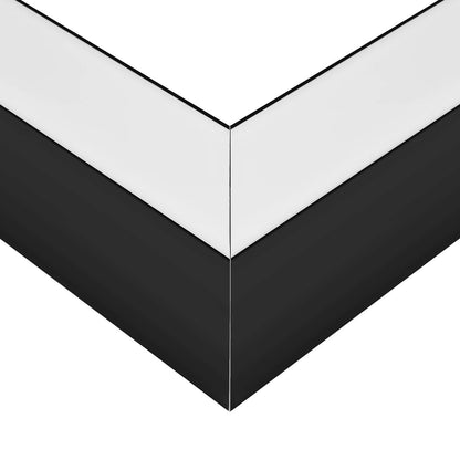 ALP-CORNER-SIDE90 BRIGHTRAIL 61778 Επιφανειακό / Κρεμαστό Προφίλ Αλουμινίου Γωνία με Λευκό Γαλακτερό Πατητό Κάλυμμα για Ταινίες LED IP20 - Μαύρο Ματ - Μ30 x Π5 x Υ7.5cm