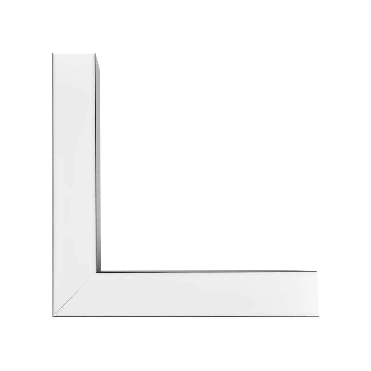 ALP-CORNER-SIDE90 BRIGHTRAIL 61778 Επιφανειακό / Κρεμαστό Προφίλ Αλουμινίου Γωνία με Λευκό Γαλακτερό Πατητό Κάλυμμα για Ταινίες LED IP20 - Μαύρο Ματ - Μ30 x Π5 x Υ7.5cm