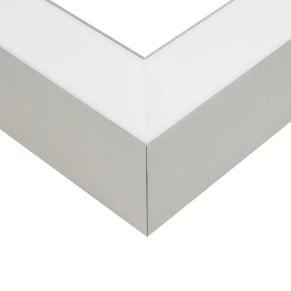 ALP-CORNER-SIDE90 BRIGHTRAIL 61779 Επιφανειακό / Κρεμαστό Προφίλ Αλουμινίου Γωνία με Λευκό Γαλακτερό Πατητό Κάλυμμα για Ταινίες LED IP20 - Γκρι Ανθρακί Ματ - Μ30 x Π5 x Υ7.5cm