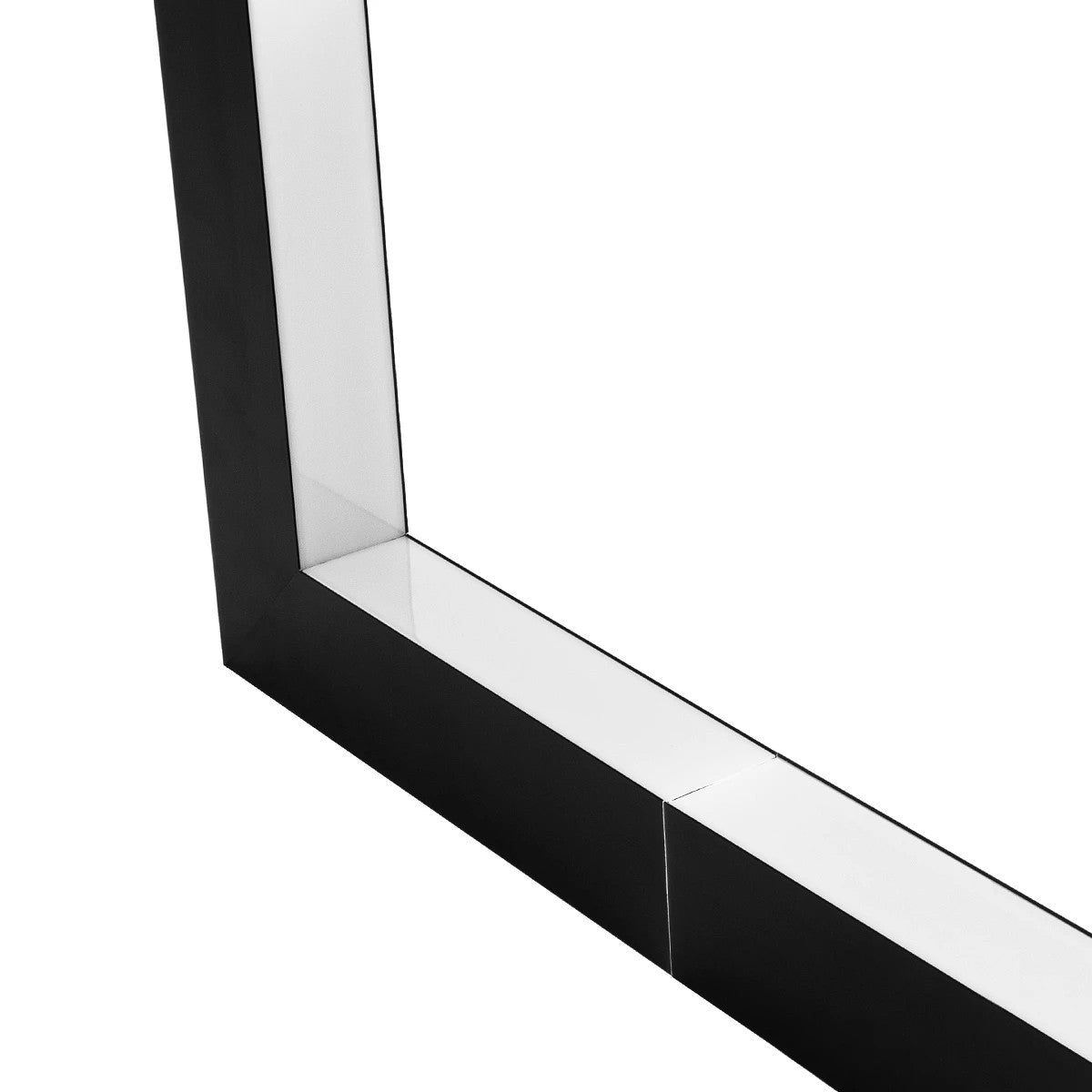 ALP-CORNER-IN90 BRIGHTRAIL 61781 Επιφανειακό / Κρεμαστό Προφίλ Αλουμινίου Γωνία με Λευκό Γαλακτερό Πατητό Κάλυμμα για Ταινίες LED IP20 - Μαύρο Ματ - Μ30 x Π5 x Υ7.5cm