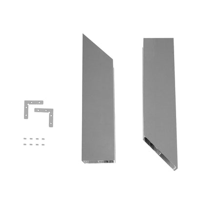 ALP-CORNER-IN90 BRIGHTRAIL 61782 Επιφανειακό / Κρεμαστό Προφίλ Αλουμινίου Γωνία με Λευκό Γαλακτερό Πατητό Κάλυμμα για Ταινίες LED IP20 - Γκρι Ανθρακί Ματ - Μ30 x Π5 x Υ7.5cm