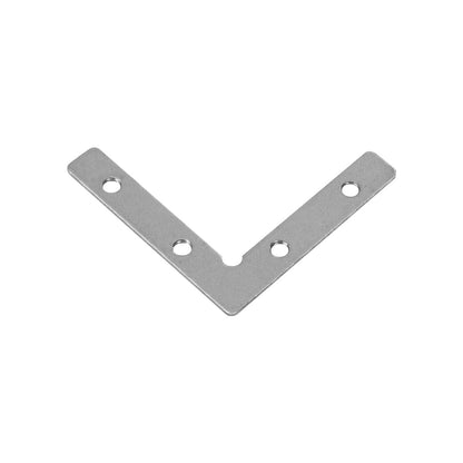 LUMILINE 61783 Σύνδεσμος Γ Επέκτασης Προφίλ Αλουμινίου - Ασημί - Μ4.6 x Π0.8 x Υ4.6cm