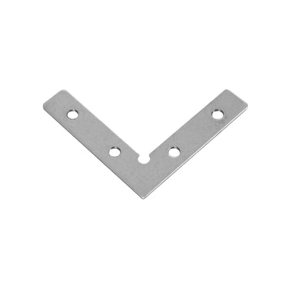 BRIGHTRAIL 61784 Σύνδεσμος Γ Επέκτασης Προφίλ Αλουμινίου - Ασημί - Μ4.8 x Π1 x Υ4.8cm