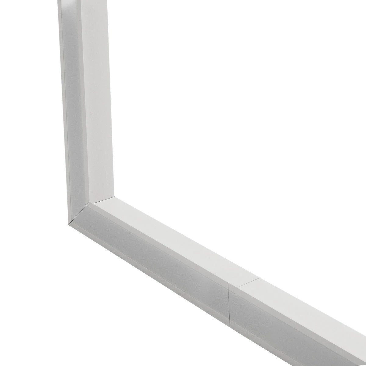 ALP-CORNER-SIDE90 RECESSA 61788 Χωνευτό Προφίλ Αλουμινίου Γωνία με Λευκό Γαλακτερό Πατητό Κάλυμμα για Ταινίες LED IP20 - Λευκό Ματ - Μ30 x Π3.5 x Υ4cm