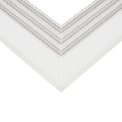 ALP-CORNER-SIDE90 RECESSA 61788 Χωνευτό Προφίλ Αλουμινίου Γωνία με Λευκό Γαλακτερό Πατητό Κάλυμμα για Ταινίες LED IP20 - Λευκό Ματ - Μ30 x Π3.5 x Υ4cm