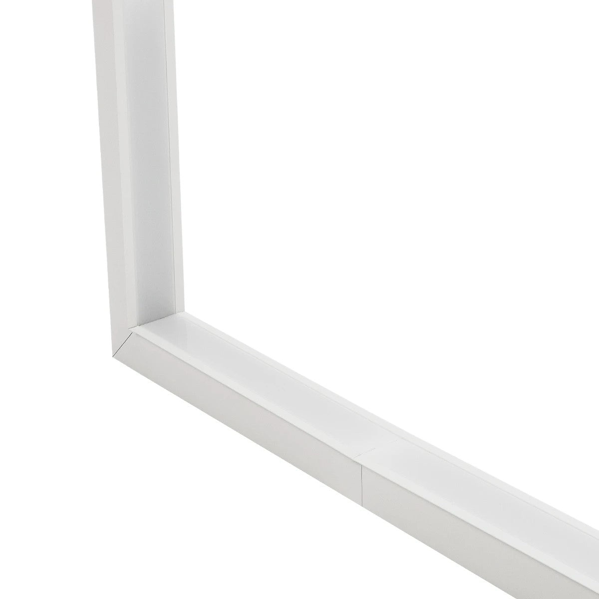 ALP-CORNER-IN90 RECESSA 61791 Χωνευτό Προφίλ Αλουμινίου Γωνία με Λευκό Γαλακτερό Πατητό Κάλυμμα για Ταινίες LED IP20 - Λευκό Ματ - Μ30 x Π3.5 x Υ4cm