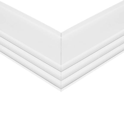 ALP-CORNER-IN90 RECESSA 61791 Χωνευτό Προφίλ Αλουμινίου Γωνία με Λευκό Γαλακτερό Πατητό Κάλυμμα για Ταινίες LED IP20 - Λευκό Ματ - Μ30 x Π3.5 x Υ4cm