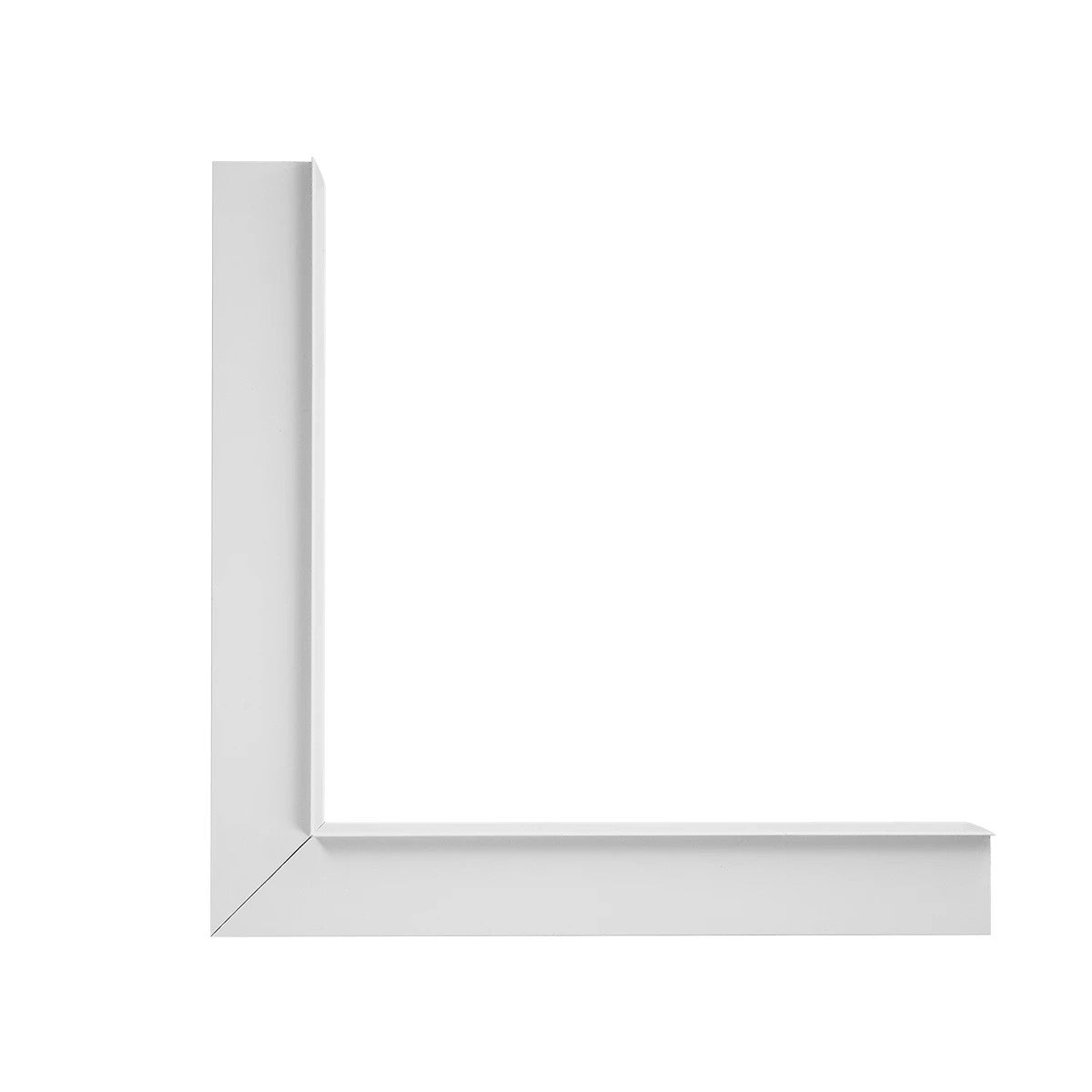 ALP-CORNER-IN90 RECESSA 61791 Χωνευτό Προφίλ Αλουμινίου Γωνία με Λευκό Γαλακτερό Πατητό Κάλυμμα για Ταινίες LED IP20 - Λευκό Ματ - Μ30 x Π3.5 x Υ4cm