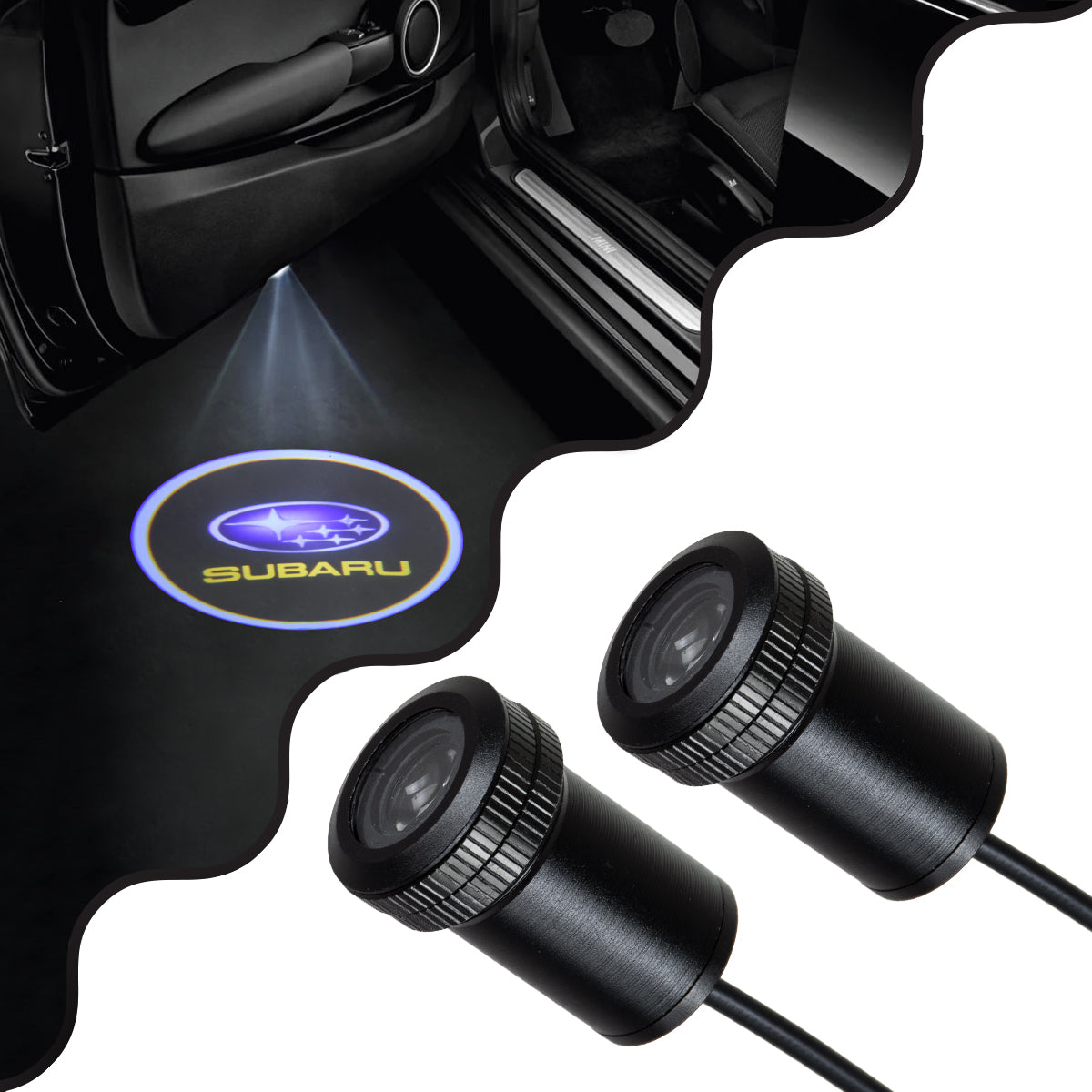 81625 SUBARU Ghost Car Brand Logo Projector - Προτζέκτορας Προβολής Μάρκας Αυτοκινήτου LED CREE XHP35 3W 240lm 120° DC 12V IP20 Ψυχρό Λευκό 6000K