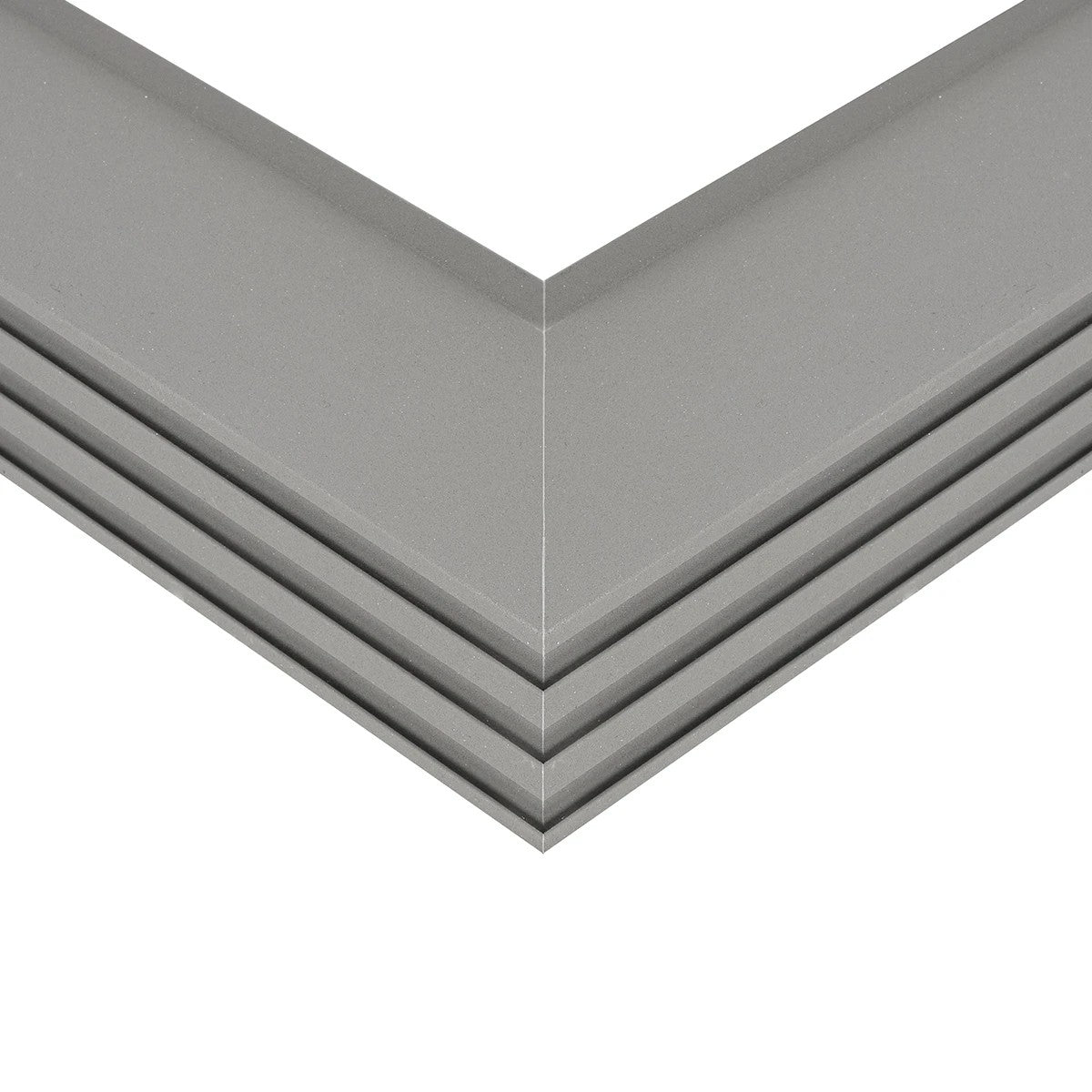 ALP-CORNER-IN90 RECESSA 61793 Χωνευτό Προφίλ Αλουμινίου Γωνία με Λευκό Γαλακτερό Πατητό Κάλυμμα για Ταινίες LED IP20 - Γκρι Ανθρακί Ματ - Μ30 x Π3.5 x Υ4cm