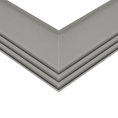 ALP-CORNER-IN90 RECESSA 61793 Χωνευτό Προφίλ Αλουμινίου Γωνία με Λευκό Γαλακτερό Πατητό Κάλυμμα για Ταινίες LED IP20 - Γκρι Ανθρακί Ματ - Μ30 x Π3.5 x Υ4cm