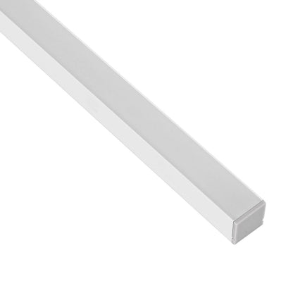 ALP-LINEAR GLOWTRACK 61796-3M Επιφανειακό Προφίλ Αλουμινίου με Λευκό Γαλακτερό Πατητό Κάλυμμα για Ταινίες LED IP20 - Λευκό Ματ - Μ30 x Π2 x Υ2cm - Πακέτο 5 Τεμαχίων