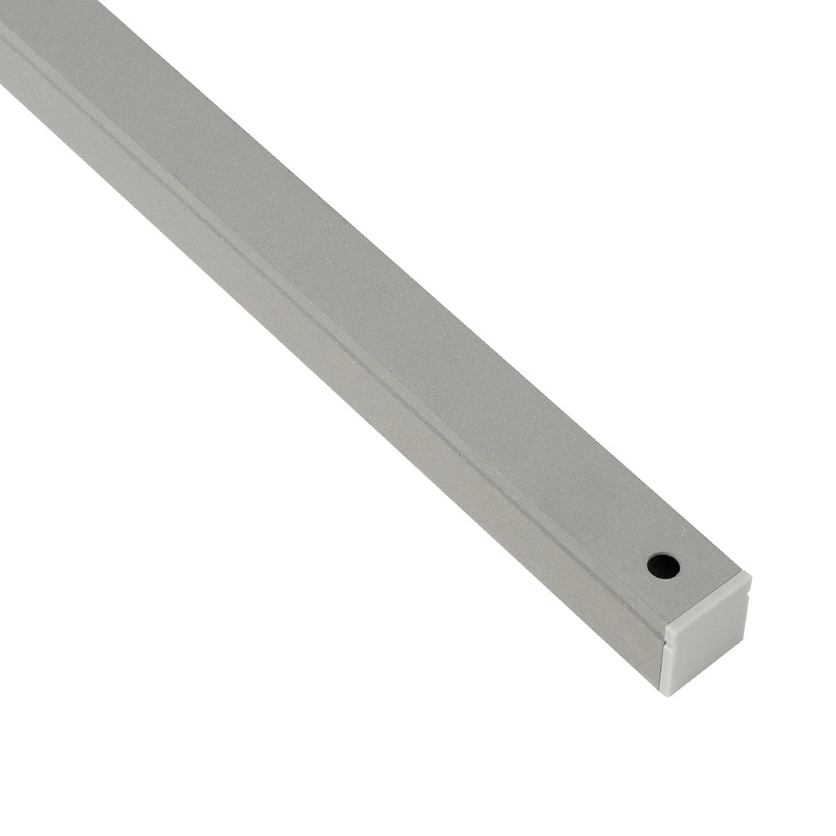 ALP-LINEAR GLOWTRACK 61798-3M Επιφανειακό Προφίλ Αλουμινίου με Λευκό Γαλακτερό Πατητό Κάλυμμα για Ταινίες LED IP20 - Γκρι Ανθρακί Ματ - Μ30 x Π2 x Υ2cm - Πακέτο 5 Τεμαχίων