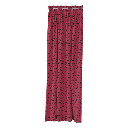 Κουρτίνα με 8 Μεταλλικούς Κρίκους Art 6185 The Batman 180x250εκ Κόκκινο