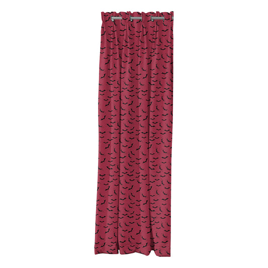 Κουρτίνα με 8 Μεταλλικούς Κρίκους Art 6185 The Batman 180x250εκ Κόκκινο