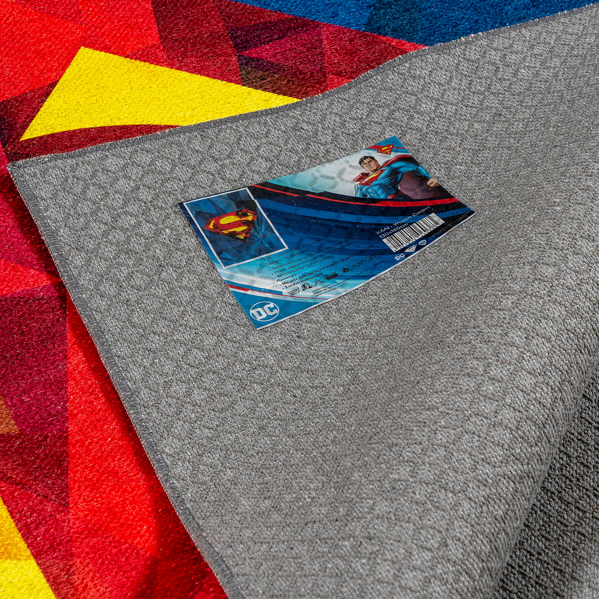 Πατάκι Art 6187 Superman 55x85εκ Μπλε