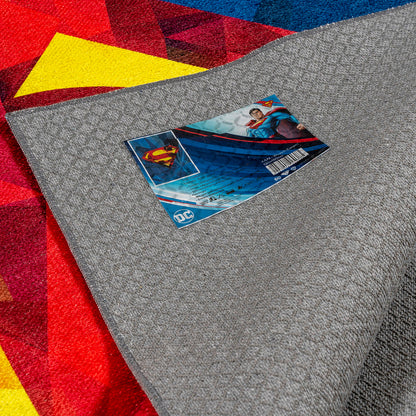 Πατάκι Art 6187 Superman 55x85εκ Μπλε