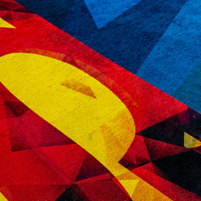 Πατάκι Art 6187 Superman 55x85εκ Μπλε