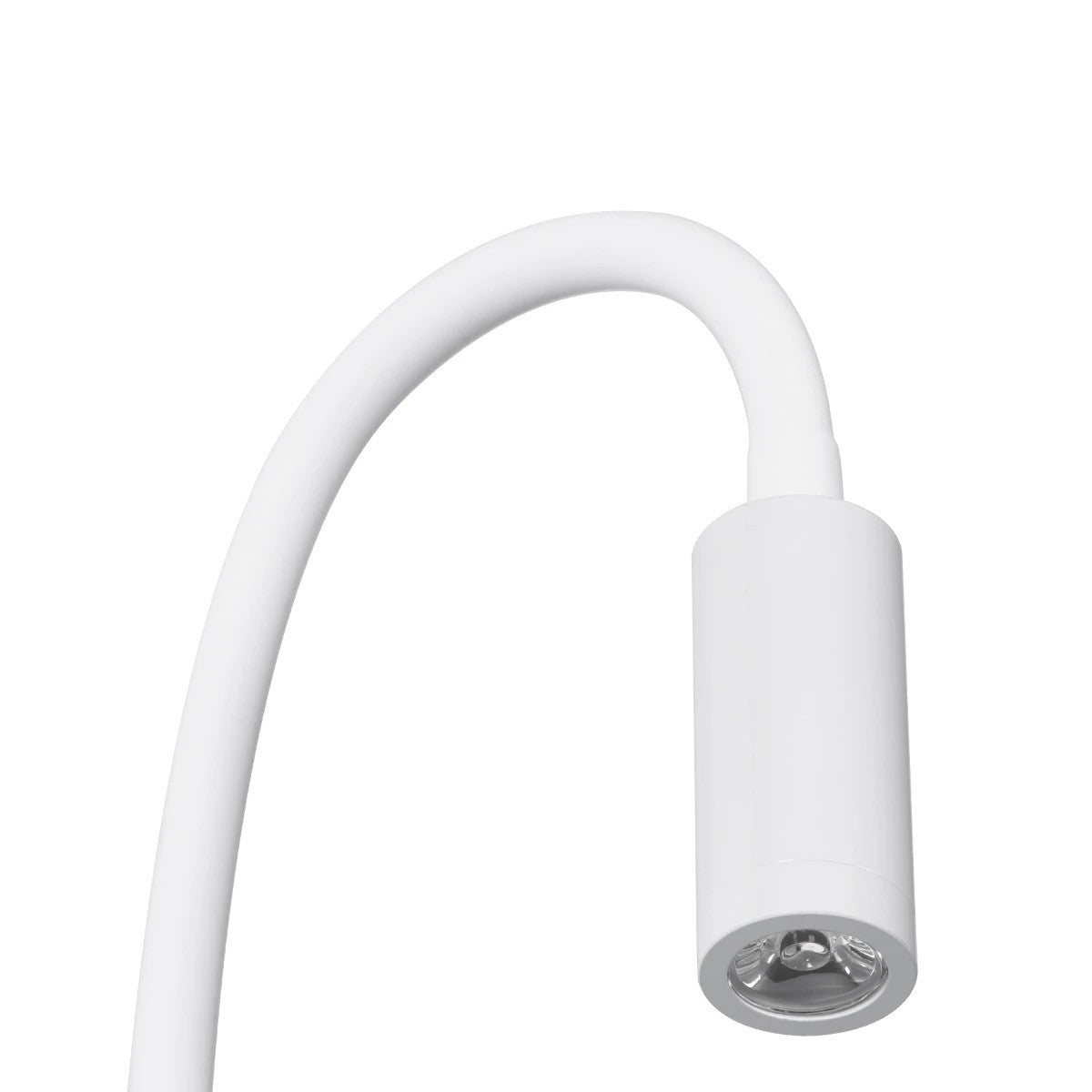 GOOSE 61688 Μοντέρνο Φωτιστικό Τοίχου - Απλίκα Ξενοδοχείου Reading Light LED 3W 300lm 36° AC 220-240V IP20 Θερμό Λευκό 2700K - CREE XPE Chip & TÜV SÜD Driver - Λευκό Ματ - Μ6.5 x Π15 x Υ24.5