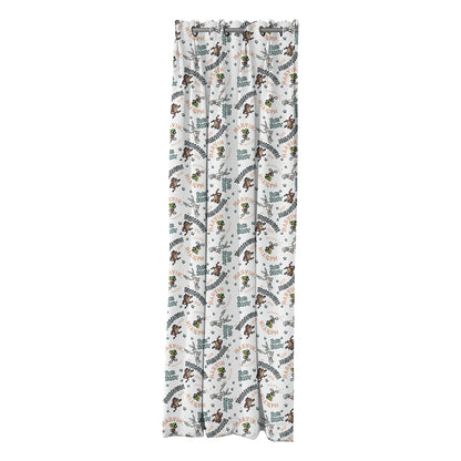 Κουρτίνα με 8 Μεταλλικούς Κρίκους Art 6189 Looney Tunes 180x250εκ Εμπριμέ