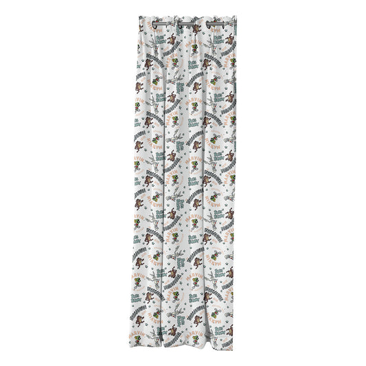 Κουρτίνα με 8 Μεταλλικούς Κρίκους Art 6189 Looney Tunes 180x250εκ Εμπριμέ