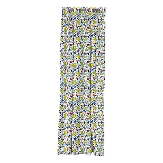 Κουρτίνα με 8 Μεταλλικούς Κρίκους Art 6190 Tweety 180x250εκ Εμπριμέ