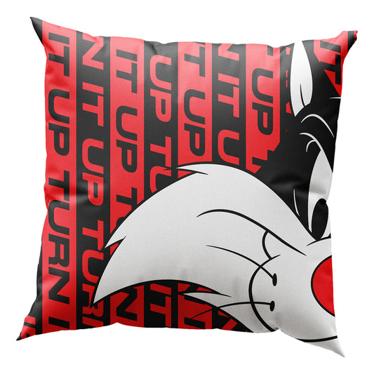 Μαξιλάρι με Γέμιση Art 6192 Space Jam Sylvester 40x40εκ Κόκκινο
