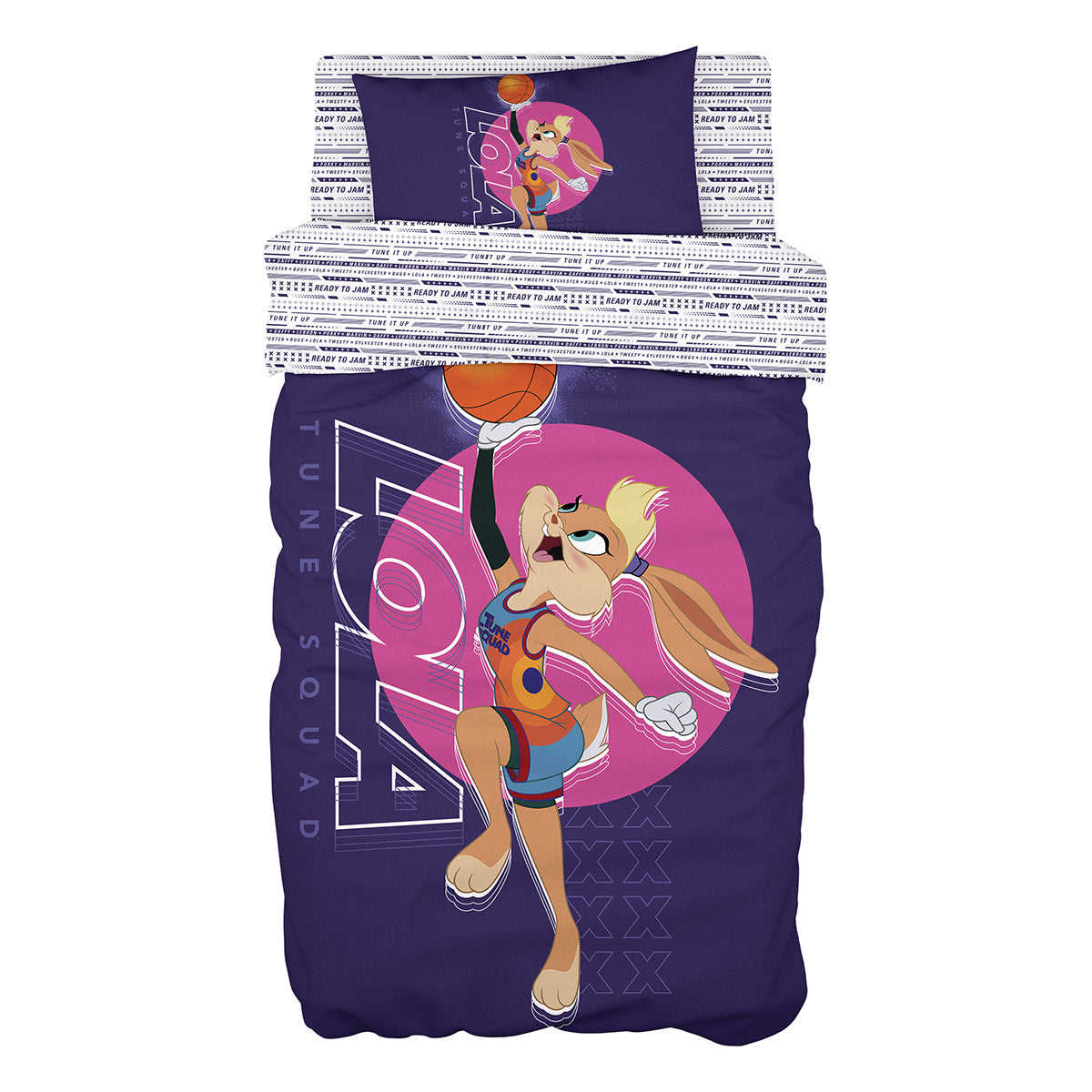 Σετ Πάπλωμα Μονό Art 6193 Space Jam Lola 160x240εκ Εμπριμέ