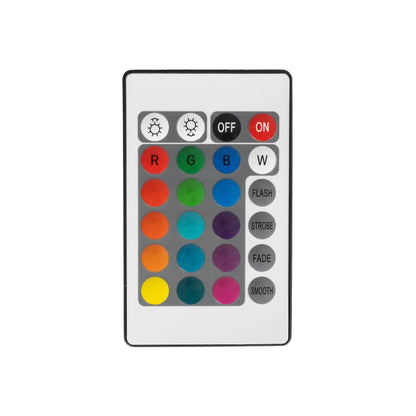 CRYSTAL 62042 Μοντέρνο Επιτραπέζιο Φωτιστικό Πορτατίφ LED 1W 100lm 360° DC 5V USB-C με Επαναφορτιζόμενη Μπαταρία Li-ion 3.7V 1600mAh IP44 Πολύχρωμο RGBW με Χειριστήριο Dimmable - Sanan SMD Chip - Διάφανο - Μ11.5 x Π11.5 x Υ25.5cm