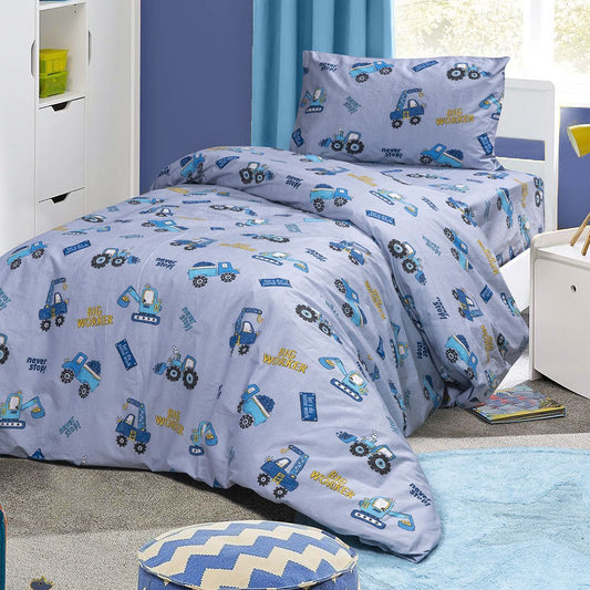 Kουβερλί Μονό Tracker Art 6217 160x240εκ Γκρι