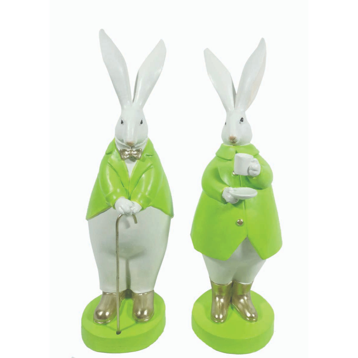 Λαγoυδάκια Ζευγάρι Πολυρεζίν Λαχανί 34.5εκ