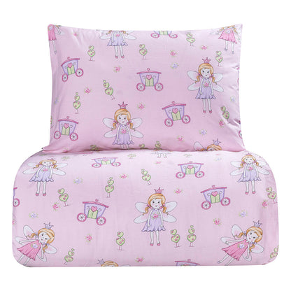 Σετ Κουβερλί Μονό Dreamy Art 6232 160x240εκ Ροζ