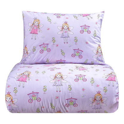 Σετ Σεντόνια Μονά με Λάστιχο Mirabelle Art 6233 105x200+30εκ Λιλά