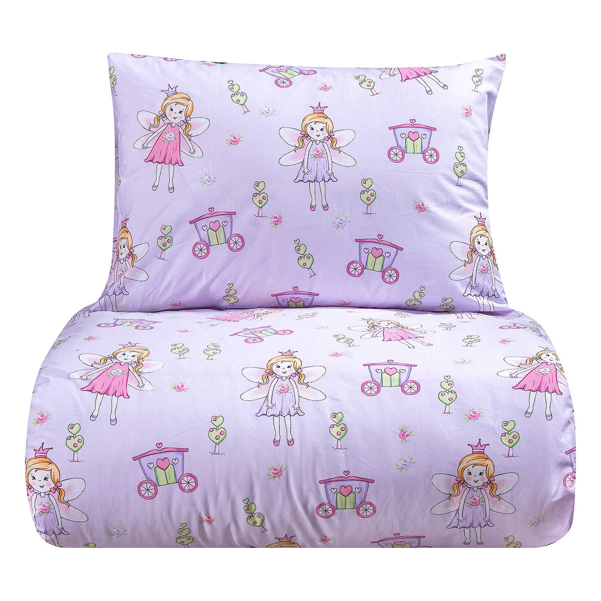 Σετ Παπλωματοθήκη Μονή Mirabelle Art 6233 160x240εκ Λιλά