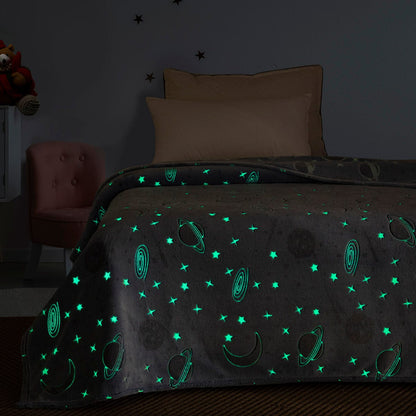 Κουβέρτα Μονή Φωσφορίζουσα Flash Art 6250 160x220εκ Γαλάζιο