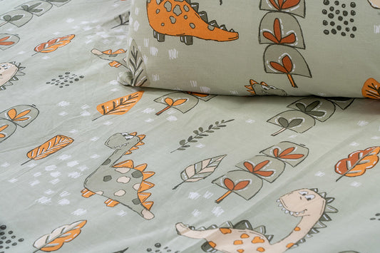 Duvet Set Single Candy Art 6326 160x230cm Olive