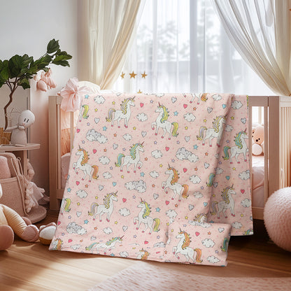 Bloom Art Baby Sheet Set 6328 120x170cm Pink