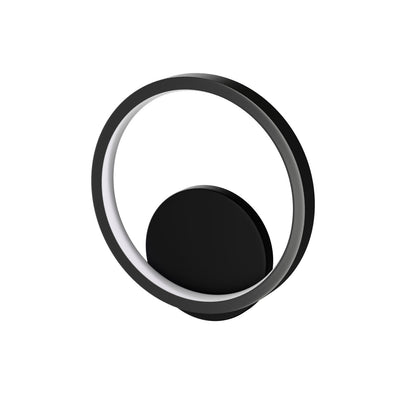 Φωτιστικό Τοίχου LED 12W 4000K Μαύρο 20x6x23