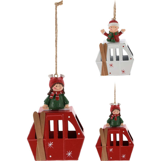 Στολίδι Παιδί σε Τελεφερίκ 5εκ 2 Σχδ