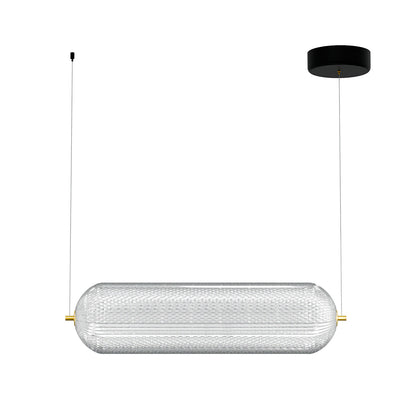 Φωτιστικό Κρεμαστό Ράγα LED 60W 4000K Χρυσό 60x15x120