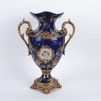 ΒΑΖΟ ΠΟΡΣΕΛΑΝΙΝΟ ΜΕ ΠΟΛΥΡΕΖΙΝ ΜΠΛΕ 34.5x20x48