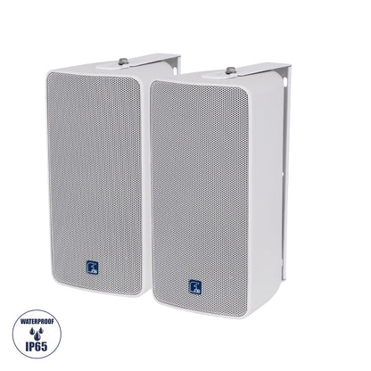 FDB ES106WT 98003 Facilities Speaker - Παθητικό Ηχείο Εγκαταστάσεων Επιτοίχιο με Μετασχηματιστή 100V & 16Ω - 80W RMS (320W Peak) - 1 x 6" Inches LF & 1 x 1" Inches HF - Αδιάβροχο IP65 - Λευκό - Μ18.2 x Π22.4 x Υ36.2